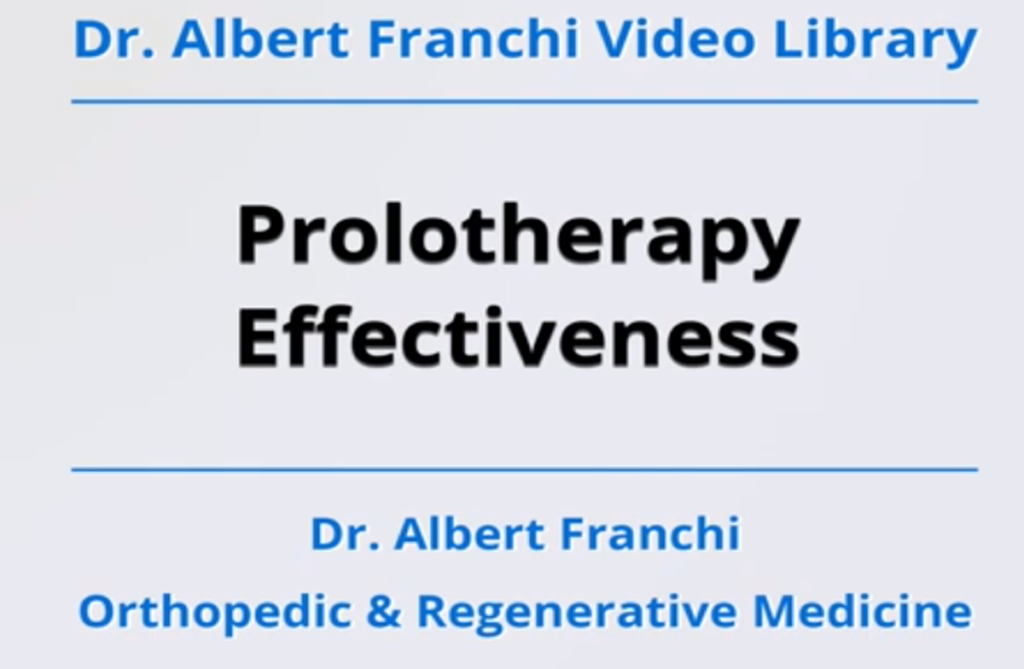 Video Library Boston Prolotherapy and Orthopedics